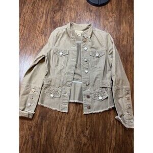 Stetson Women’s Brown Denim Jacket Rhinestones Bling Small